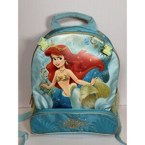 Ariel The Little Mermaid Backpack‎ Book Bag Luggage Disney Store Exclusive